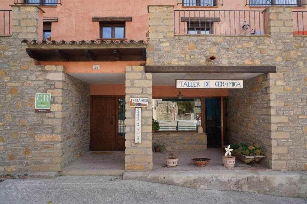 Villarroya de los Pinares Apartamento Creativo Villa Rubei מראה חיצוני תמונה